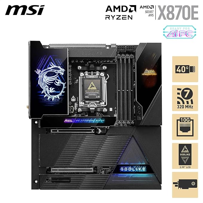 MSI MEG X870E GODLIKE E-ATX  - Carte mère MSI - grosbill-pro.com - 3