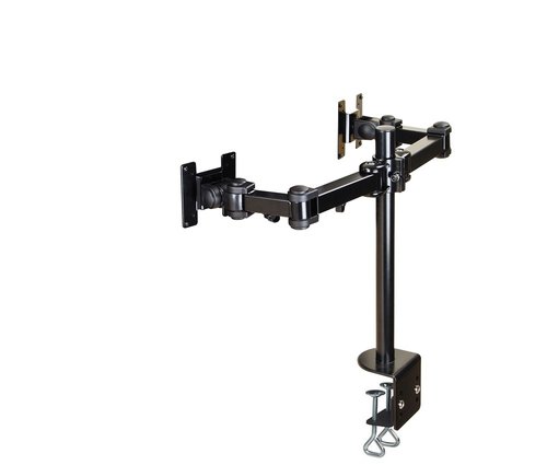 Desk Mount Dual 10-27" Clamp BLACK - Achat / Vente sur grosbill-pro.com - 1