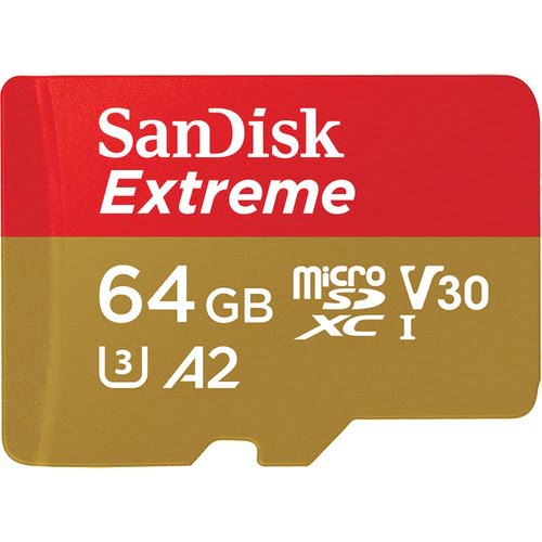 Grosbill Carte mémoire Sandisk EXTREME MICROSDXC 64GB SD