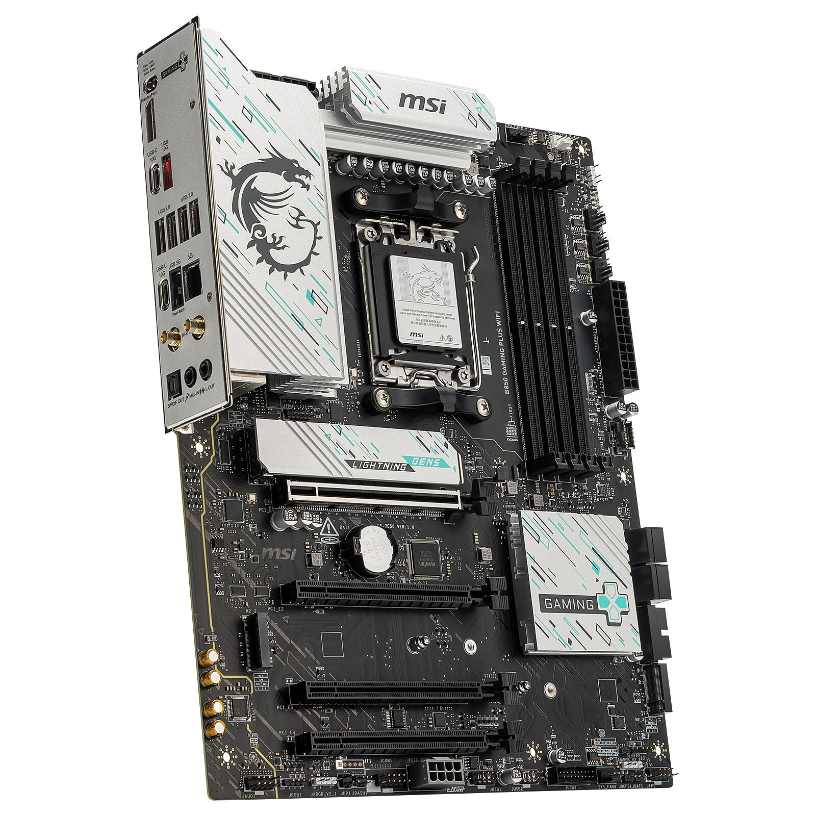 MSI B850 GAMING PLUS WIFI ATX  - Carte mère MSI - grosbill-pro.com - 1