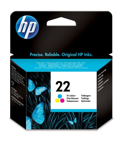 HP Ink Cart 22/3c small 5ml 1pk - Achat / Vente sur grosbill-pro.com - 1