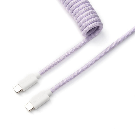 Grosbill Connectique PC Keychron Cable Coiled Aviator - USB C - Violet