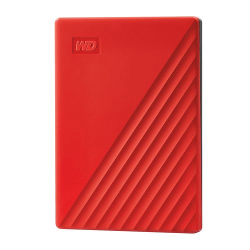 Grosbill Disque dur externe WD HDD EXT My Passport 4Tb Red Worldwide