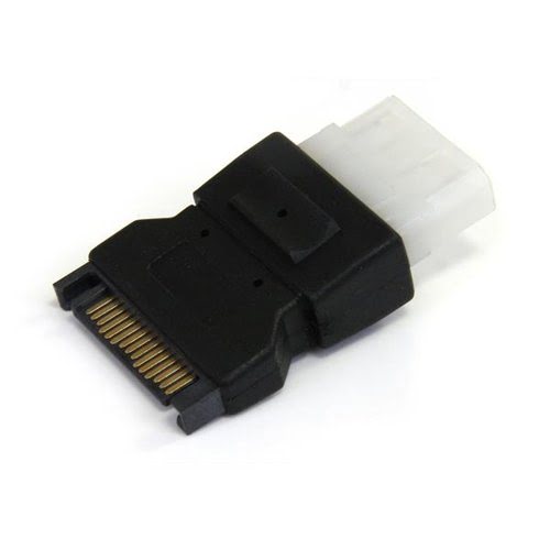 LP4 to SATA 15 Pin Power Adapter F/M - Achat / Vente sur grosbill-pro.com - 0