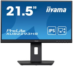 Grosbill Ecran PC Iiyama XUB2293HS-B3 21.5" FHD/75Hz/IPS/Pivot/DP/HDMI/HP