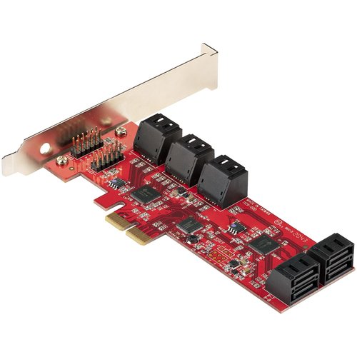 SATA PCIe Card/Controller Card 10 Ports - Achat / Vente sur grosbill-pro.com - 1