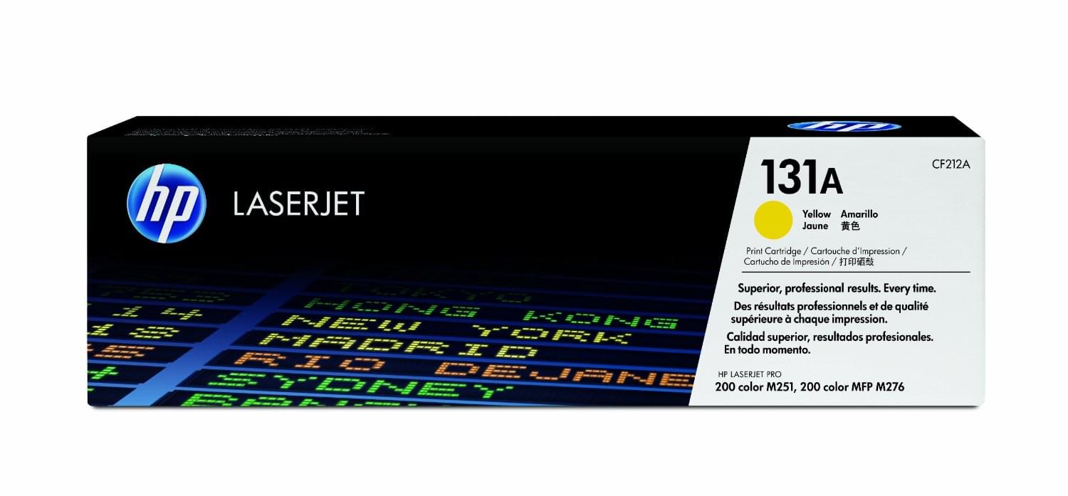 Toner Jaune HP 131A - CF212A pour imprimante Laser HP - 0