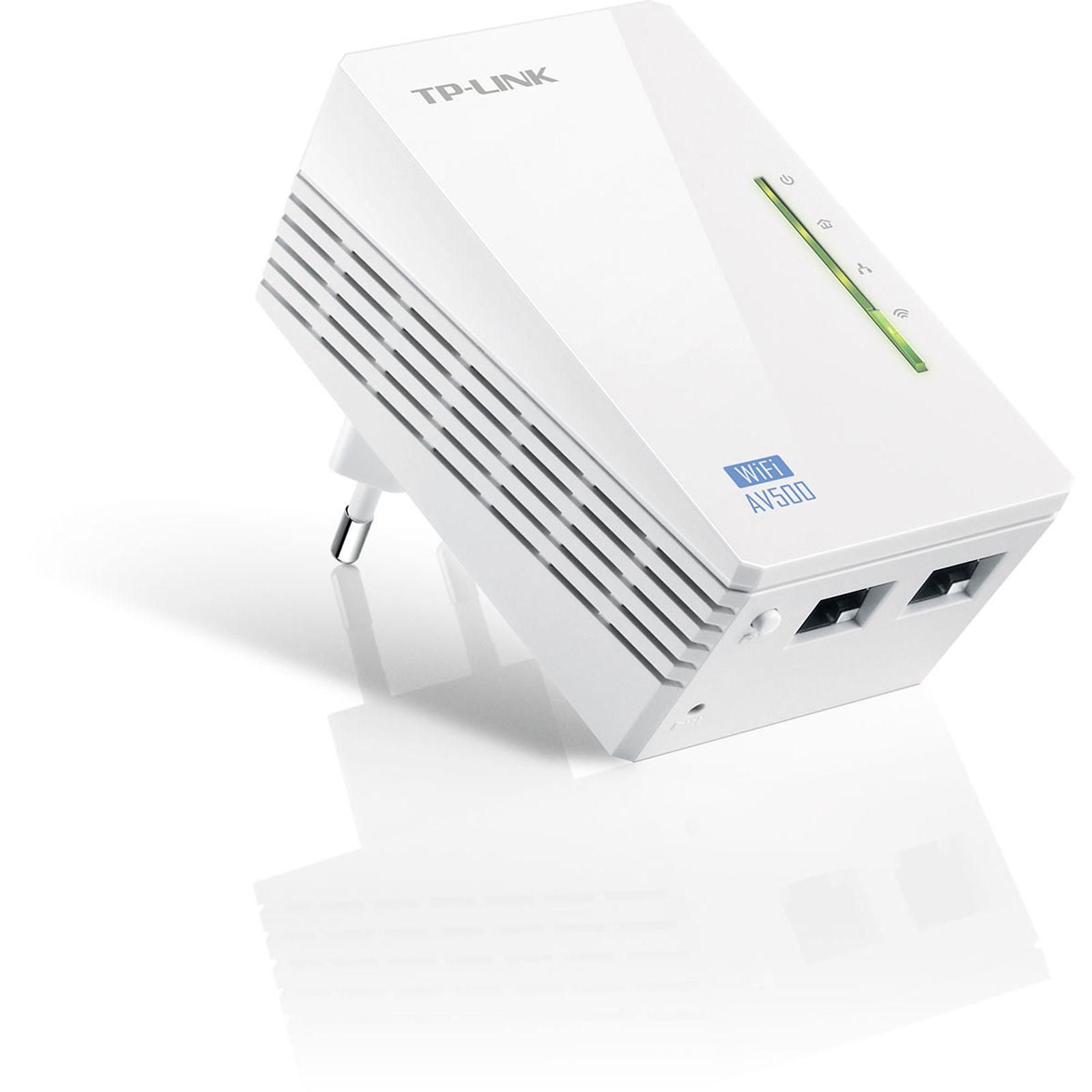 TP-Link TL-WPA4220 WiFi Extender CPL 500Mbps/WiFi 300Mbps - Adaptateur CPL - 2