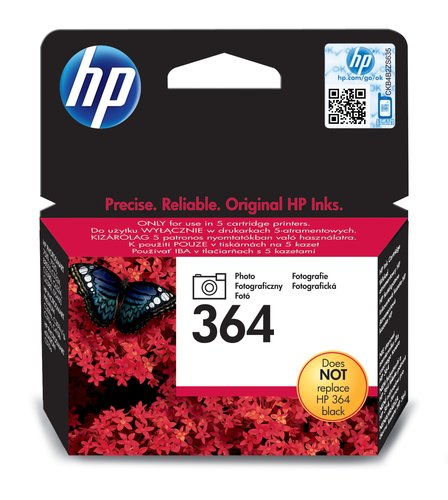 Grosbill Consommable imprimante HP HP 364 photo Black Ink Cart/Vivera Ink