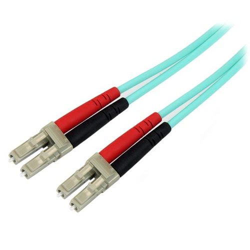 10m 10 Gb Aqua Fiber Patch Cable LC/LC - Achat / Vente sur grosbill-pro.com - 0