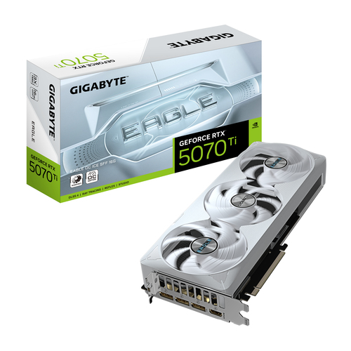 Gigabyte GeForce RTX 5070 Ti EAGLE OC ICE SFF 16G - Carte graphique - 0