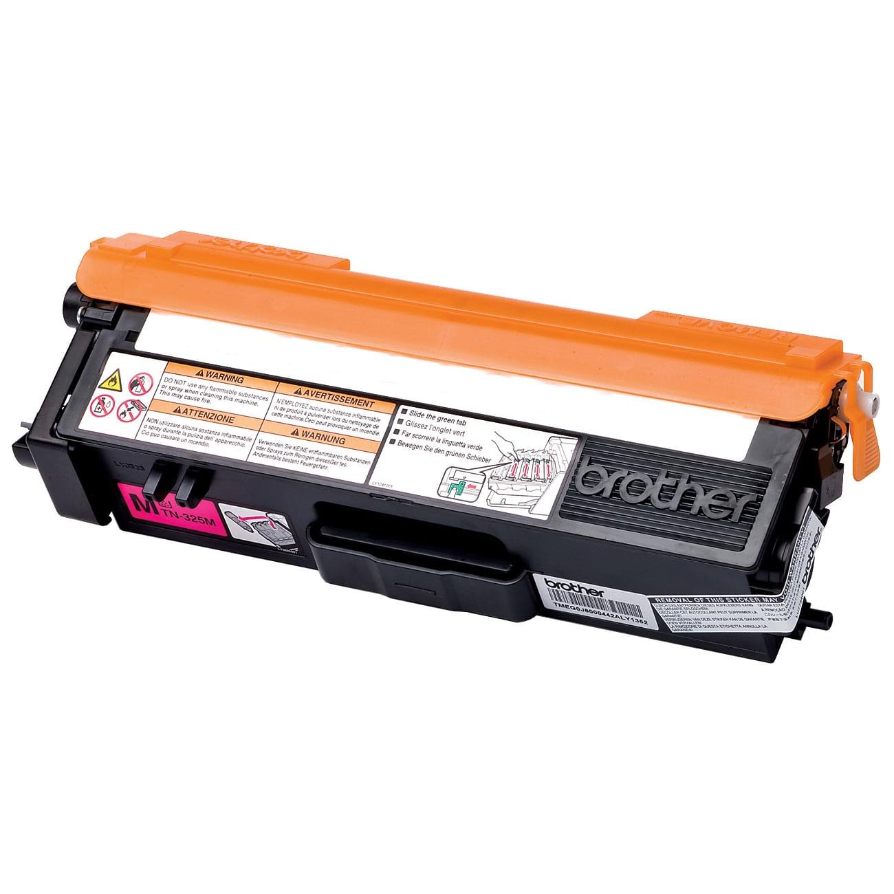 Toner TN320M Magenta - 1500p pour imprimante Laser Brother - 0