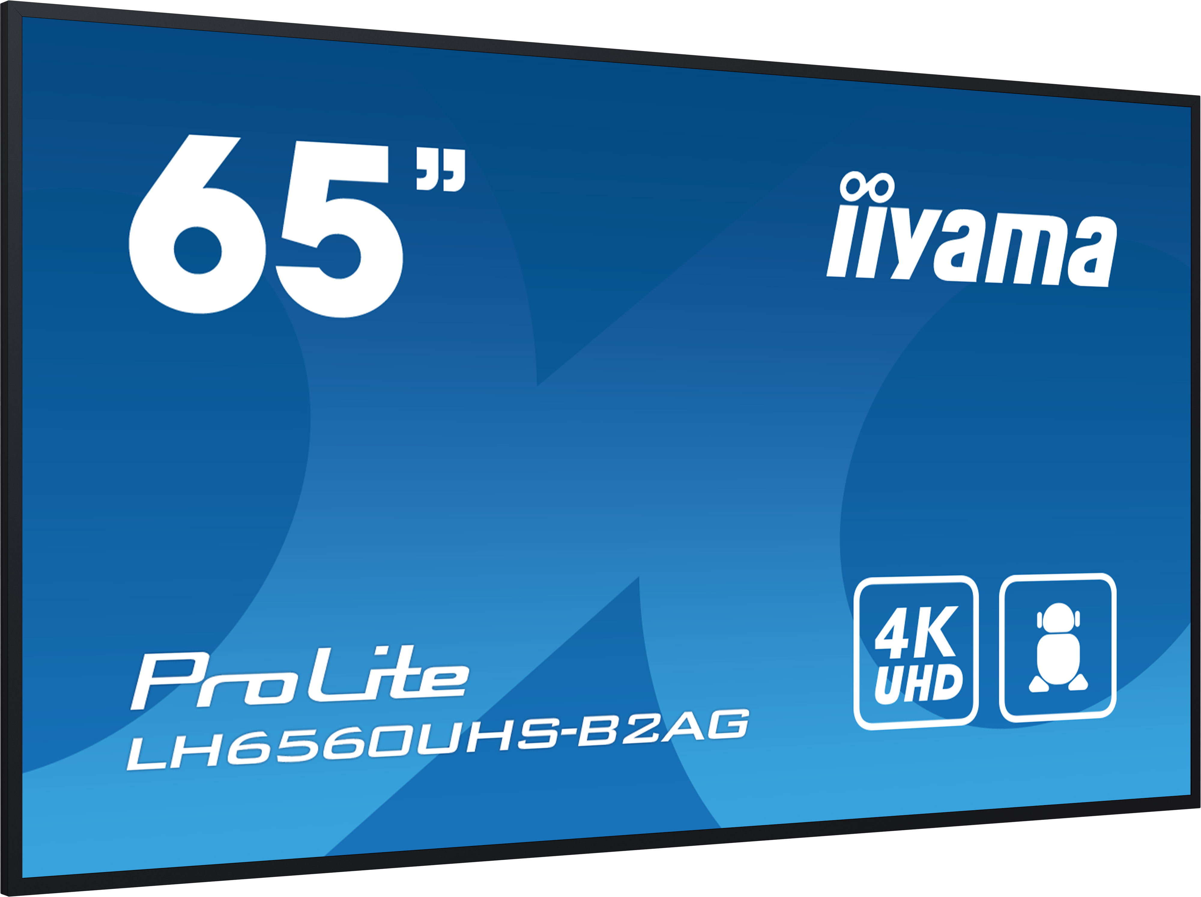 Iiyama ProLite LH6560UHS-B2AG - 65" 4K VA WiFi Android (LH6560UHS-B2AG) - Achat / Vente Affichage dynamique sur grosbill-pro.com - 2