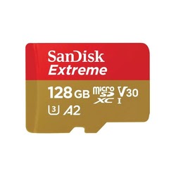 Grosbill Carte mémoire Sandisk EXTREME MICROSDXC 128GB+SD