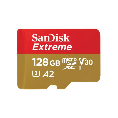 Grosbill Carte mémoire Sandisk EXTREME MICROSDXC 128GB+SD