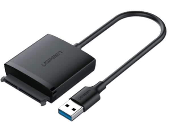 Adapatateur USB3.0 vers SATA/2.5"/3.5"/12T/HDD/SSD - Connectique PC/Téléphonie  - 0