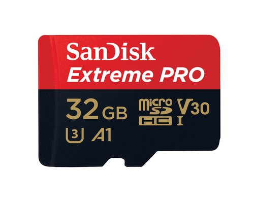 Grosbill Carte mémoire Sandisk Extreme Pro microSDHC 32GB+SD Adapter