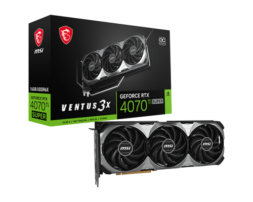 GeForce RTX 4070 Ti SUPER 16G VENTUS 3X OC