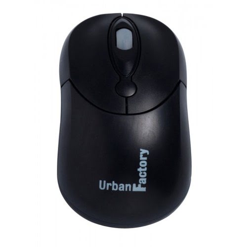 Grosbill Souris PC Urban Factory Big Crazy Mouse Black
