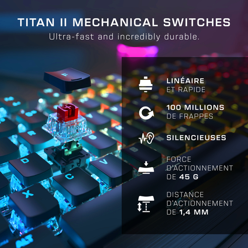 Turtle Beach Vulcan II - Clavier PC Turtle Beach - grosbill-pro.com - 7