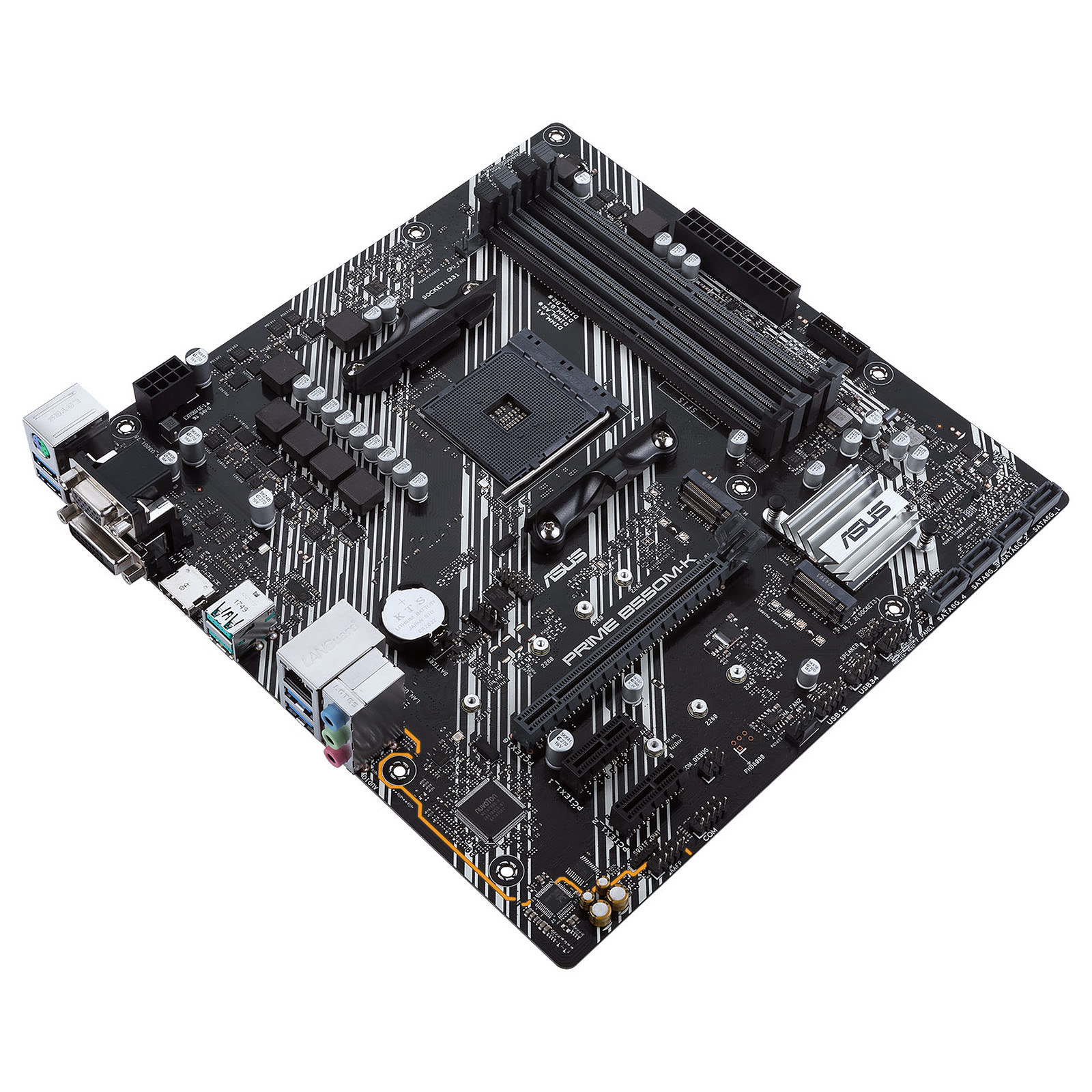 Gigabyte B550M K 1.0 Carte mère Socket (PC) AMD AM4 Facteur de forme  (détails) Micro-ATX Chipset de la carte mère AMD® B - Conrad Electronic  France