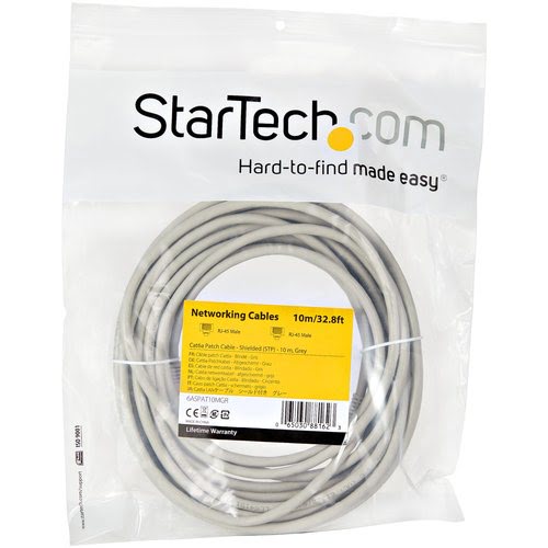 Cable - Grey CAT6a Ethernet Cable 10m - Achat / Vente sur grosbill-pro.com - 3