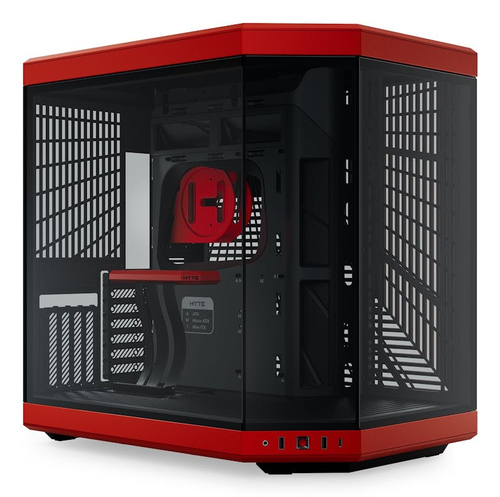 Hyte MT/Sans Alim/E-ATX Rouge - Boîtier PC Hyte - grosbill-pro.com - 0