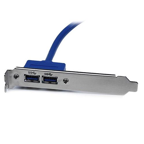 2 Port USB 3 A Female Slot Plate Adapter - Achat / Vente sur grosbill-pro.com - 1