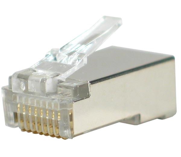 Connecteurs RJ45 Blindés (sachet de 10) - Connectique réseau - 0