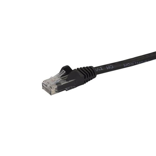 0.5m Black Snagless Cat6 UTP Patch Cable - Achat / Vente sur grosbill-pro.com - 1