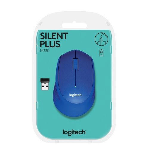 M330 Silent Plus Bleu    Souris sans fil - ambidex - Achat / Vente sur grosbill-pro.com - 10