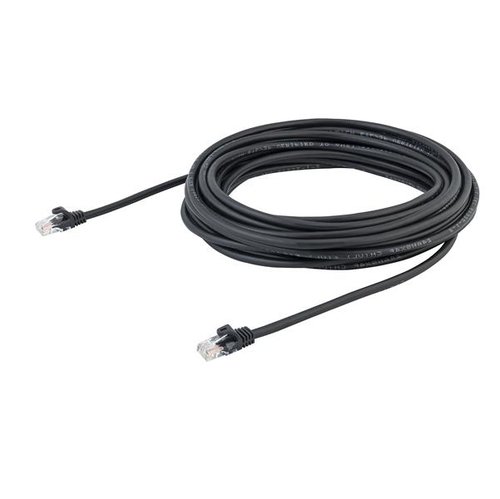 10m Black Snagless Cat5e Patch Cable - Achat / Vente sur grosbill-pro.com - 2