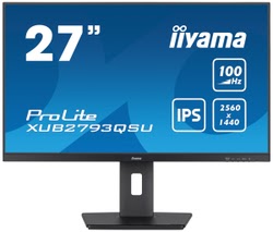 Grosbill Ecran PC Iiyama XUB2793QSU-B6 27" QHD/100Hz/IPS/1ms/Pivot/FreeSync-Seconde Vie-Etat Satisfaisant