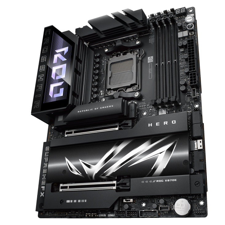 Asus ROG CROSSHAIR X870E HERO ATX  - Carte mère Asus - grosbill-pro.com - 6