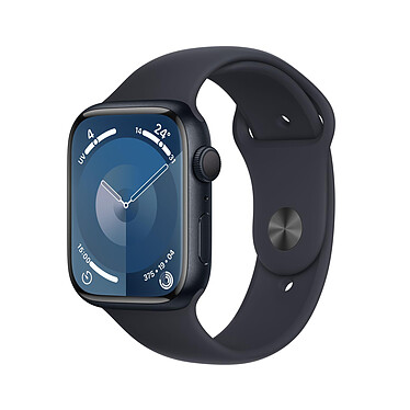 Apple Watch 9 GPS 45mm - S/M Sport Minuit (MR993QF/A) - Achat / Vente Objet connecté / Domotique sur grosbill-pro.com - 1