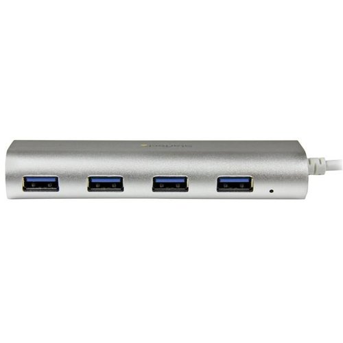 4 Port Portable USB 3.0 Hub - Aluminum - Achat / Vente sur grosbill-pro.com - 2