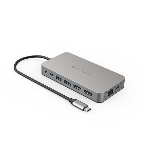 Grosbill Accessoire PC portable Targus HyperDrive HDMI 10in1 Tr Dock M1 MacBook