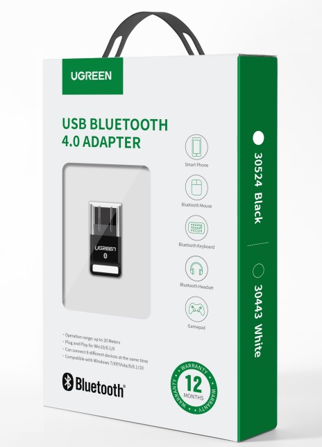 Adaptateur USB-A/Bluetooth/Noir - Connectique PC/Téléphonie  - 1