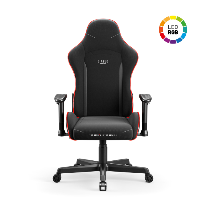 Diablo Chairs  X-Starter LED Noir - Siège PC Gamer - grosbill-pro.com - 0