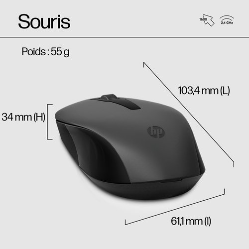 HP 330 Wireless Mouse+Keyboard Combina - Achat / Vente sur grosbill-pro.com - 7