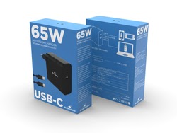 Grosbill Accessoire alimentation Bluestork Chargeur secteur vers USB et USB-C - 65W - Noir