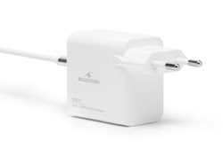 Grosbill Accessoire alimentation Bluestork 65W USB C - Blanc/Détachable 