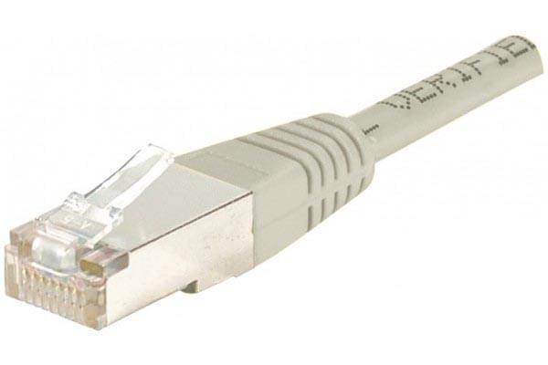 Cordon Cat 6, 4P Moule 0.50 m FTP Vert - Connectique réseau - 0