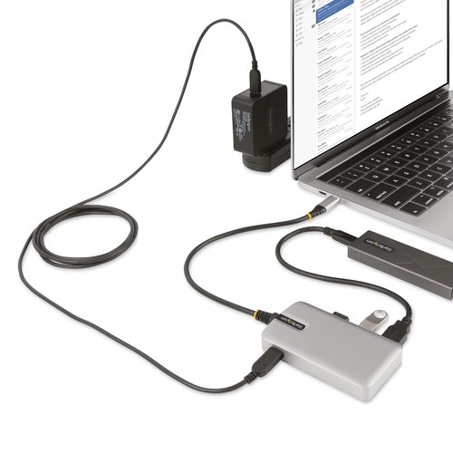 4-PORT USB-C HUB W/USB-C VIDEO - Achat / Vente sur grosbill-pro.com - 8