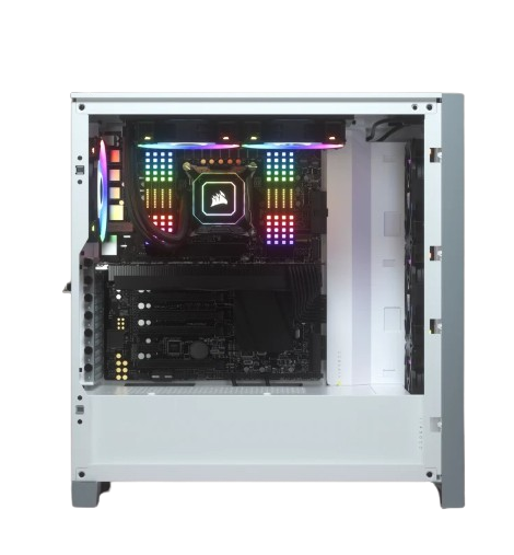 Corsair MT/SansAlim/ATX Blanc - Boîtier PC Corsair - grosbill-pro.com - 1