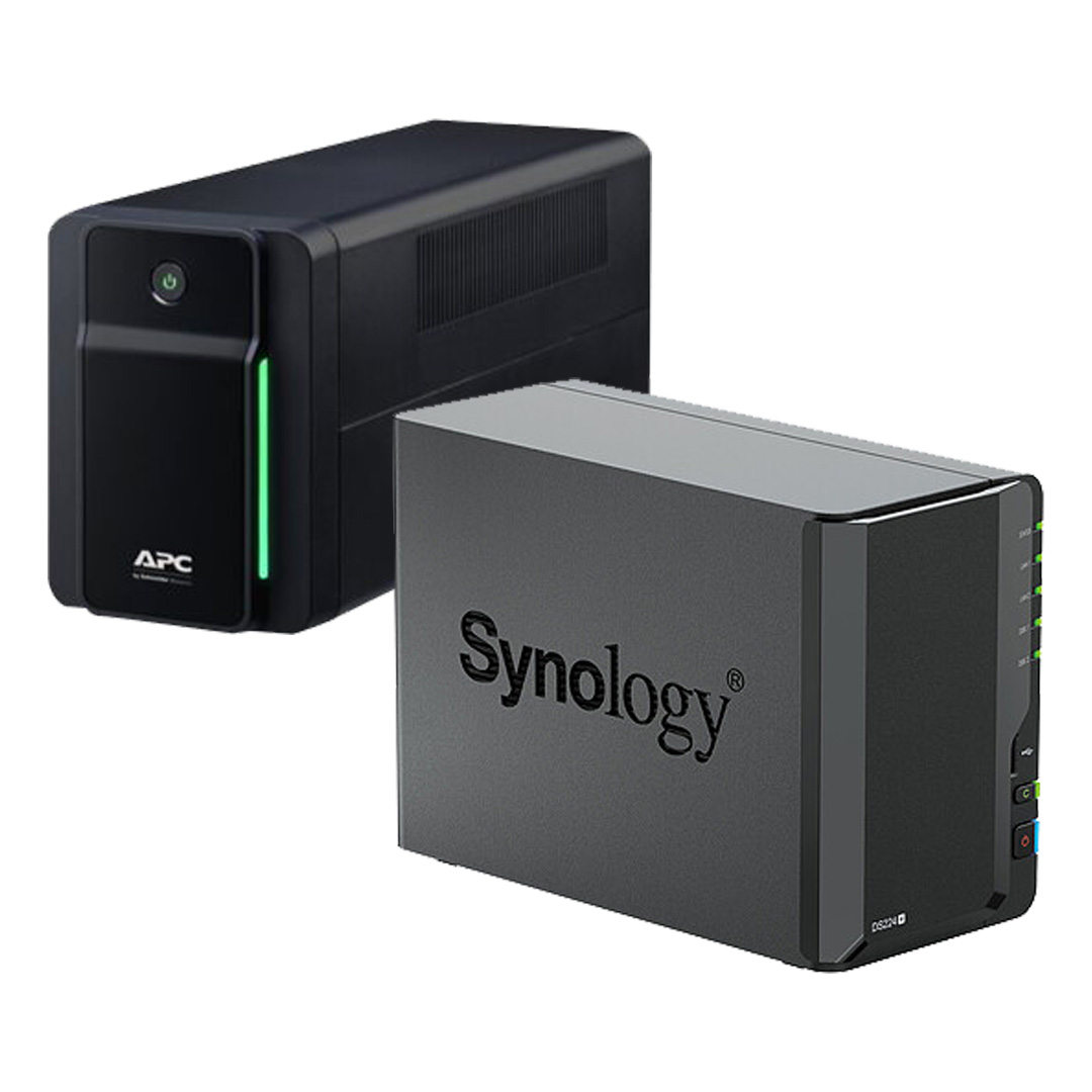 Synology Bundle DS224+ avec Onduleur Back UPS BX750MI-FR  - Serveur NAS - 0