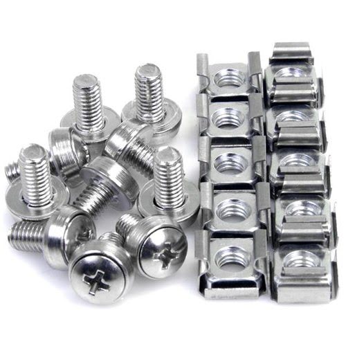 50 Pkg M6 Mounting Screws and Cage Nuts - Achat / Vente sur grosbill-pro.com - 1