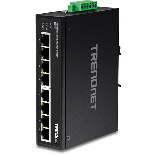 8-PORT IND.FAST ETH SWITCH - Achat / Vente sur grosbill-pro.com - 0