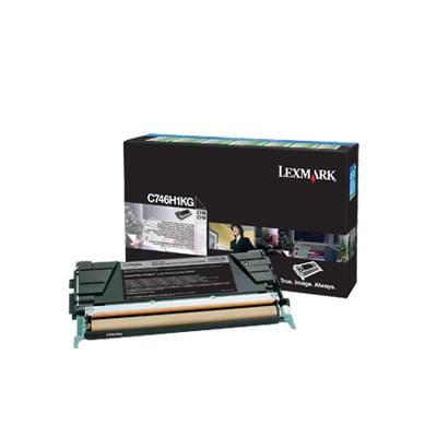 0C734A1KG Toner BK LRP 6000 P  pour imprimante  Lexmark - 0