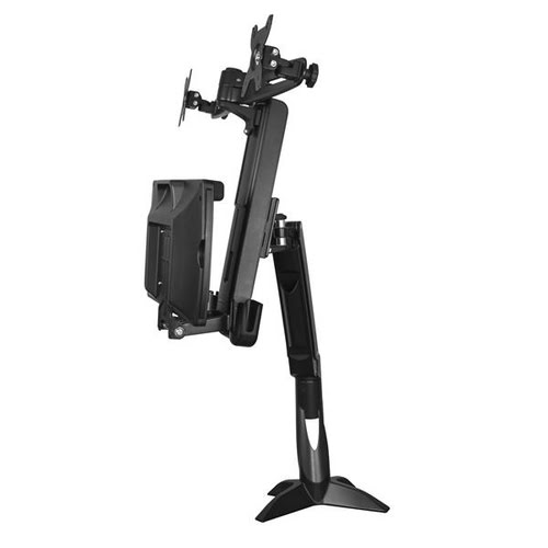 Sit Stand Dual Monitor Arm - Adjustable - Achat / Vente sur grosbill-pro.com - 1